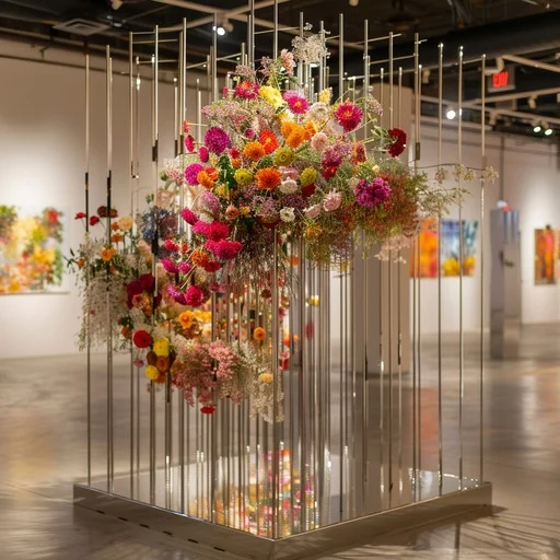 Mordern Floral Sculpture by The Bloomery
